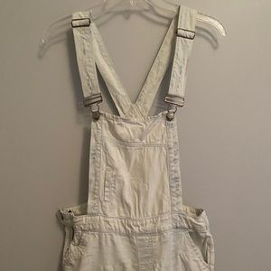 Acid Wash Jean Overalls, not worn, fits like Small